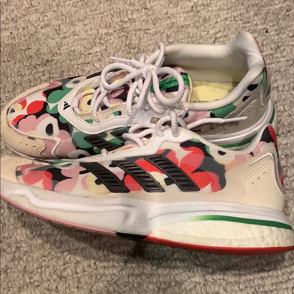 Adidas Women's Floral Sneakers - Multicolor